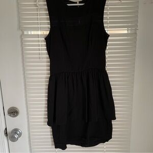 H&M Peplum Dress black